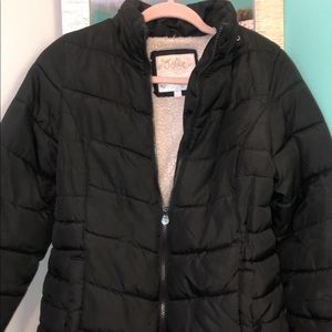 Justice 12/14 Girls Black Coat